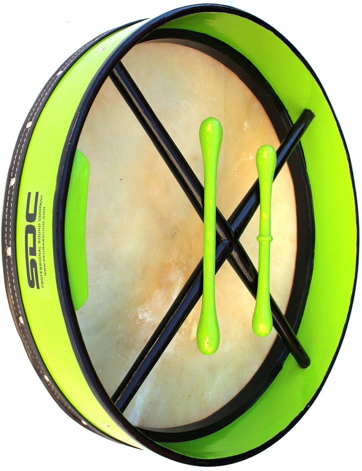 Amazon.com: GREEN BODHRAN DRUM Irish Celtic18